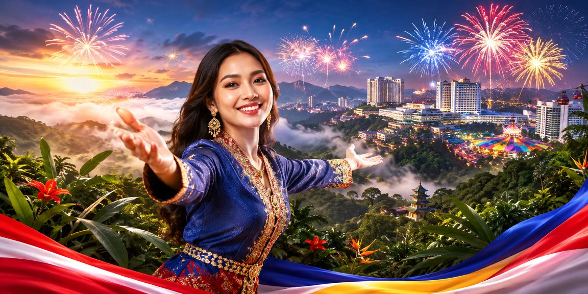 Loteri dan permainan peluang gaya Melayu di Genting Highlands — suasana kasino Malaysia rsv4